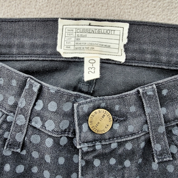 Current/Elliott cropped stiletto jeans - Picture 4 of 7